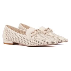 Torgeis Women's Nude Kalina Loafers Size 7